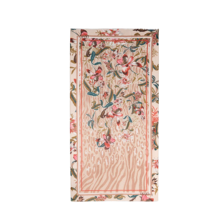 Foulard Donna Summer Flower Beige