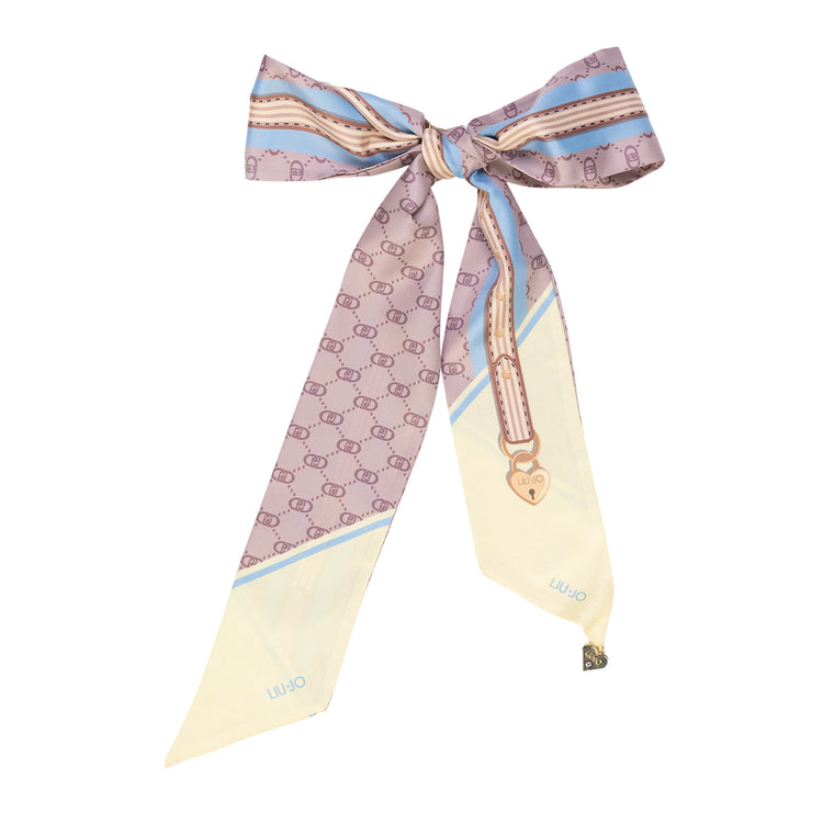 Foulard Donna con stampa logo all over