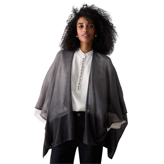 Poncho Donna in tessuto iridescente