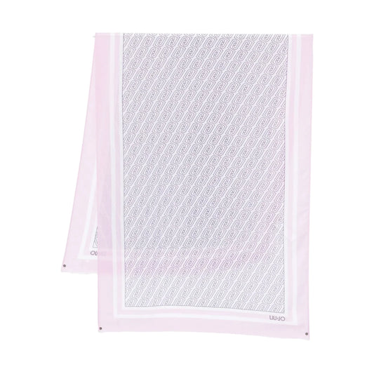 Foulard Donna con logo LJ all over Rosa