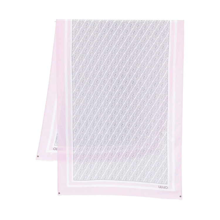 Foulard Donna con logo LJ all over Rosa