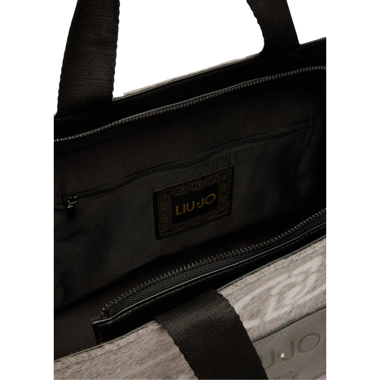 Shopping bag Donna grande con logo interno