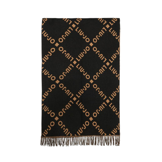 Stola Donna con logo jacquard all over