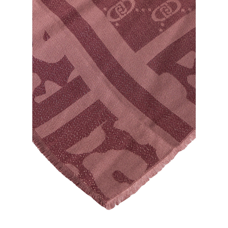 Stola Donna con logo Rosso dettaglio