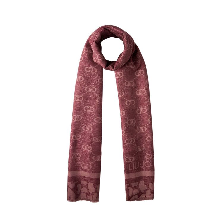 Stola Donna con logo Rosso