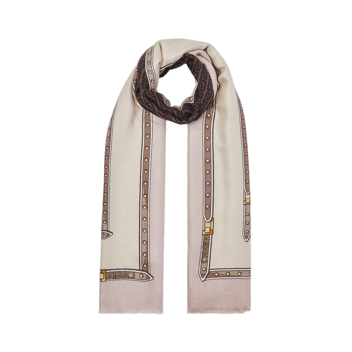 Stola Donna con logo monogram Rosa