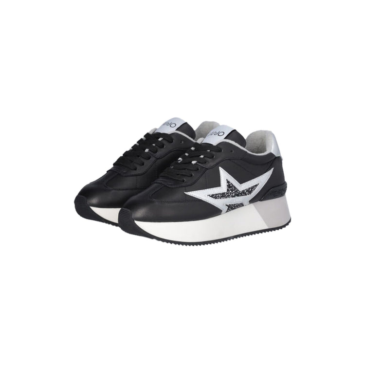 Baskets femme Dreamy 03 avec empiècements en cuir