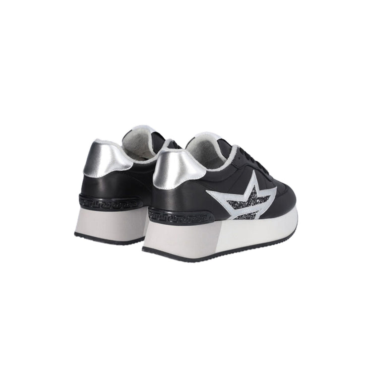 Baskets femme Dreamy 03 avec empiècements en cuir