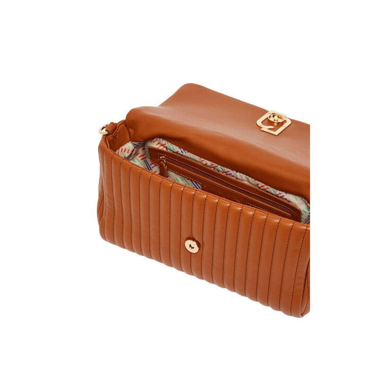 Women's shoulder bag with logo