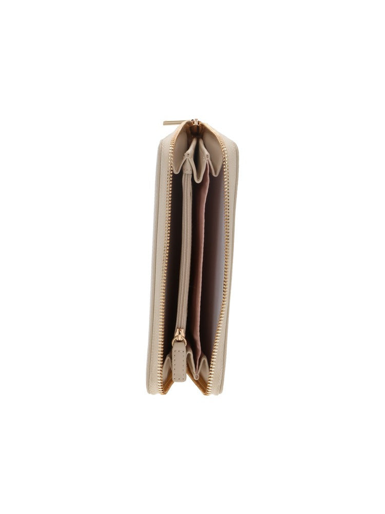 Large size women's wallet with zip