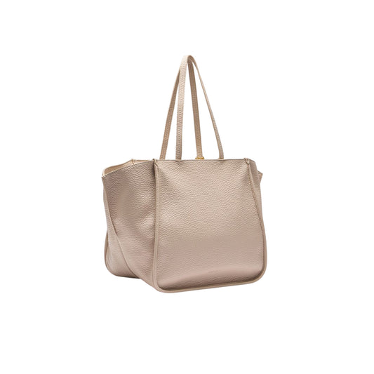 Borsa a spalla grande da donna con charm con nappa retro