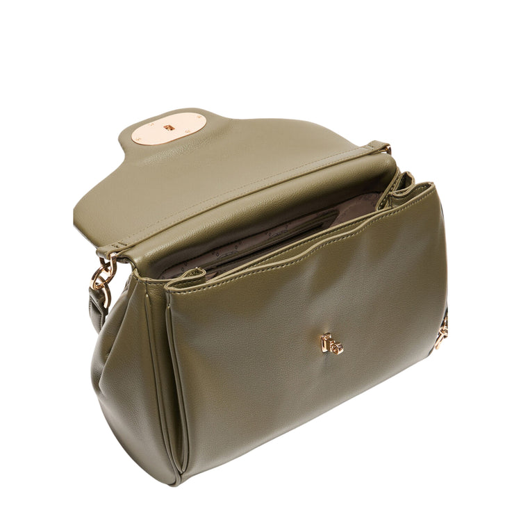 Borsa Donna media M Hobo in similpelle Verde militare interno