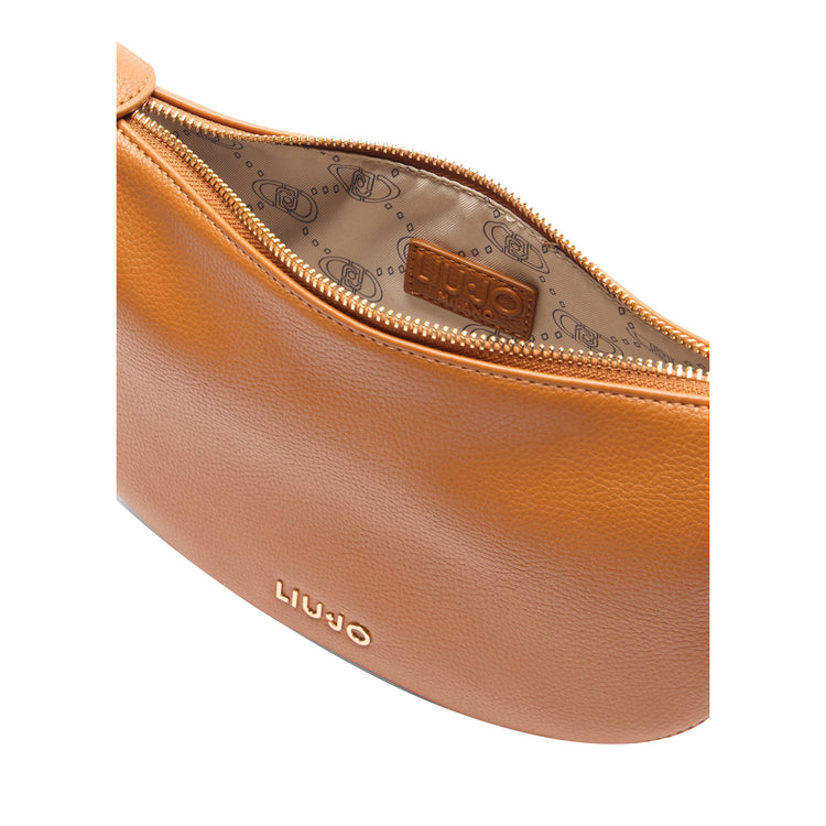 Borsa a spalla Donna a mezza luna marrone