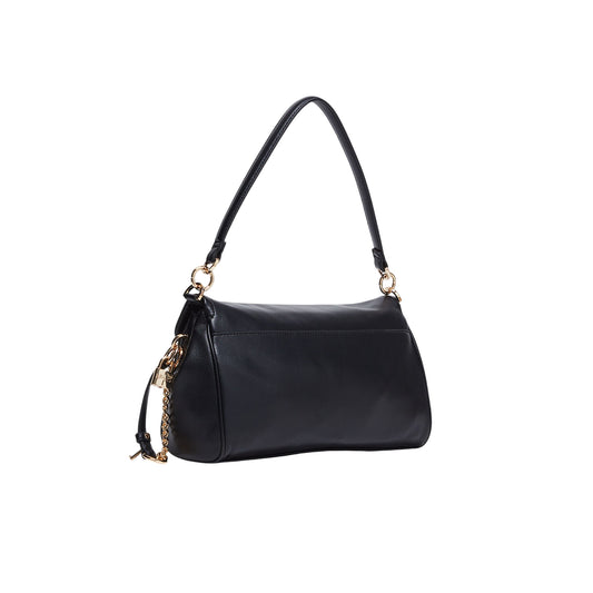 Borsa a spalla Nera da Donna con charm retro