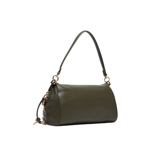 Borsa a spalla Verde militare da Donna con charm retro