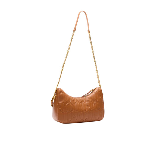 Borsa Donna hobo piccola con logo all over retro