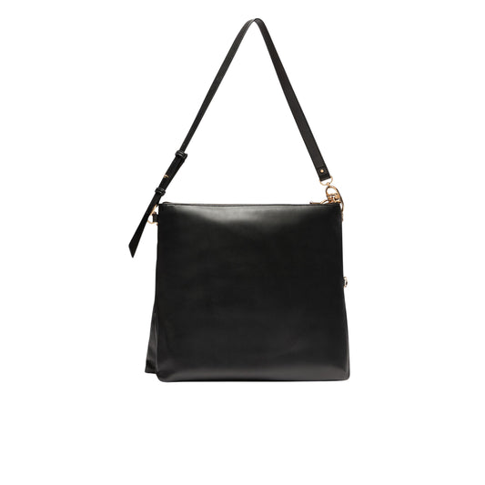 Borsa Hobo Media da Donna con manico regolabile Nero retro