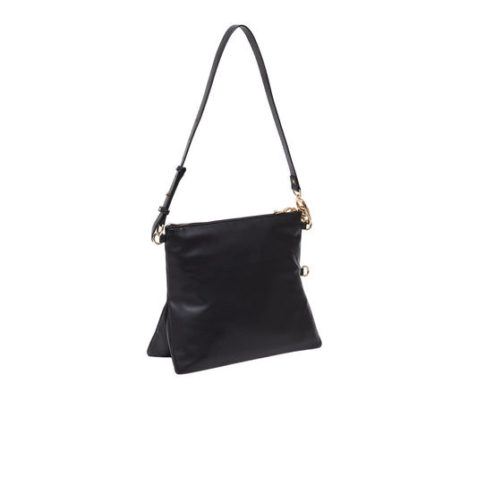 Borsa Hobo Piccola a spalla Nera retro
