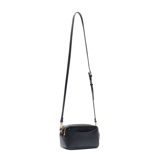 Borsa a tracolla mini Donna Nero retro