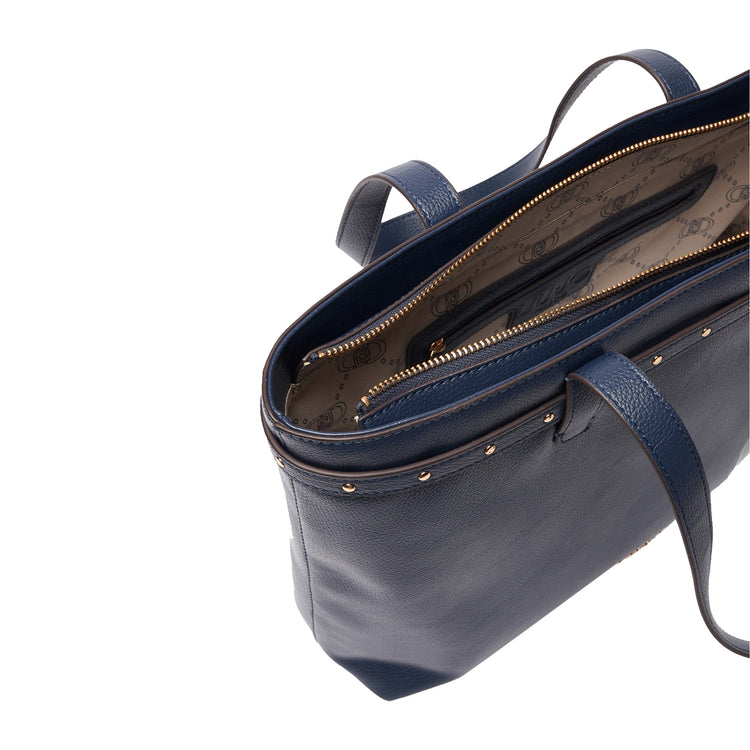 Borsa a spalla Grande da Donna Blu scuro interno
