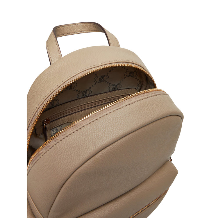 Zaino Donna con taschini laterali Beige intrerno