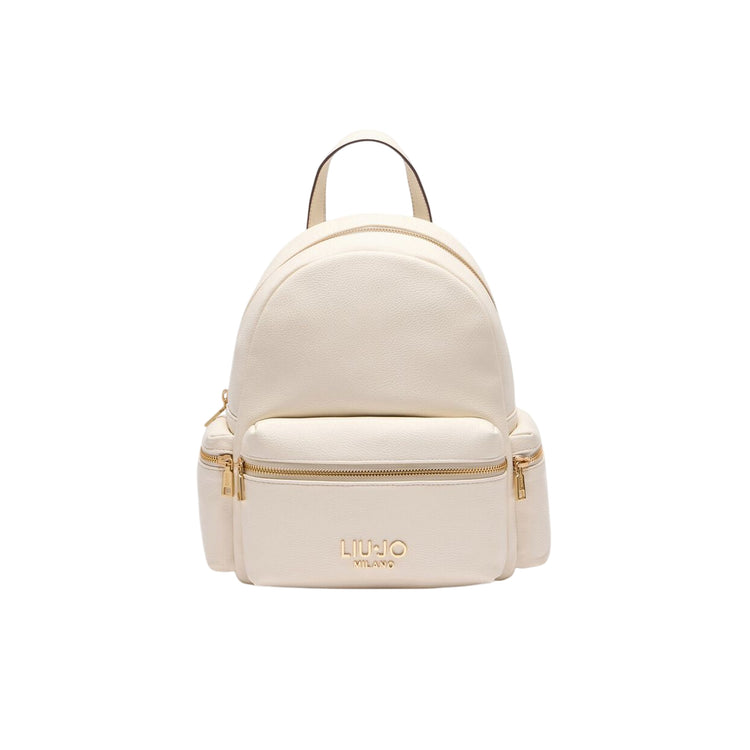 Zaino Donna con taschini laterali Bianco