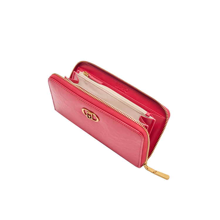 Portafoglio grande da Donna LaPuffy Rosso interno