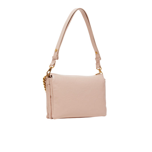 Borsa a spalla media da Donna LaPuffy Rosa retro