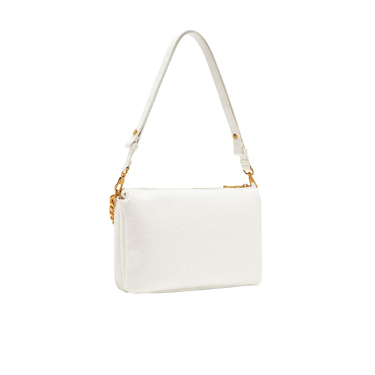 Borsa a spalla media da Donna LaPuffy Bianco retro