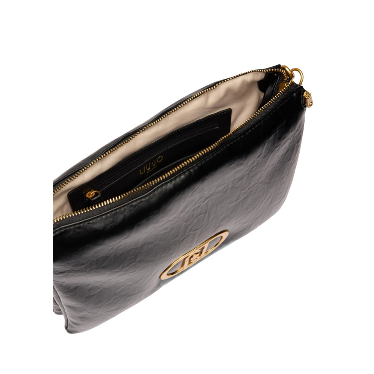 Borsa a spalla media da Donna LaPuffy Nero interno