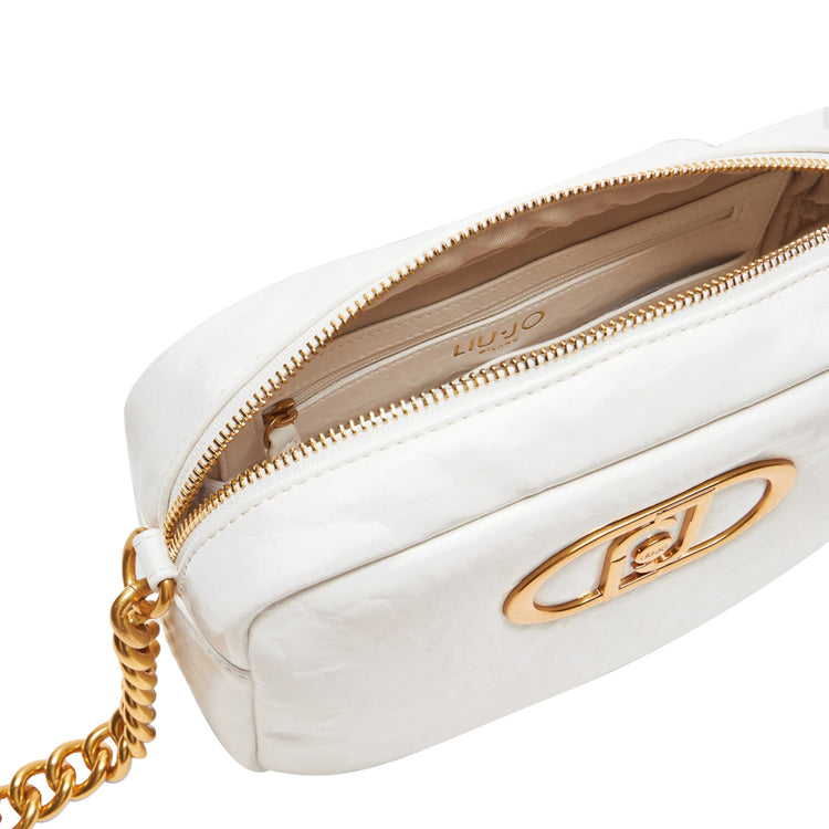 Borsa donna a tracolla LaPuffy Bianca interno