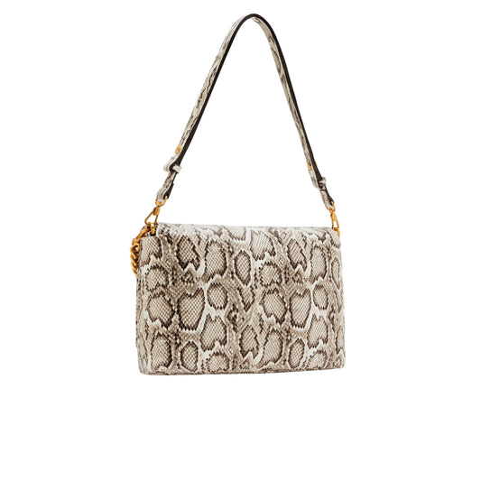 Borsa da donna grande LaPuffy pitonata retro