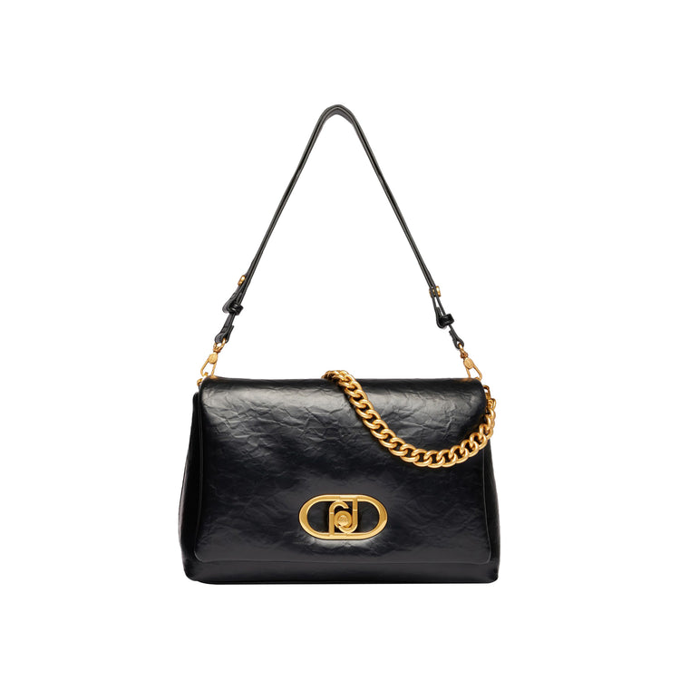 Borsa a spalla Grande LaPuffy Nero