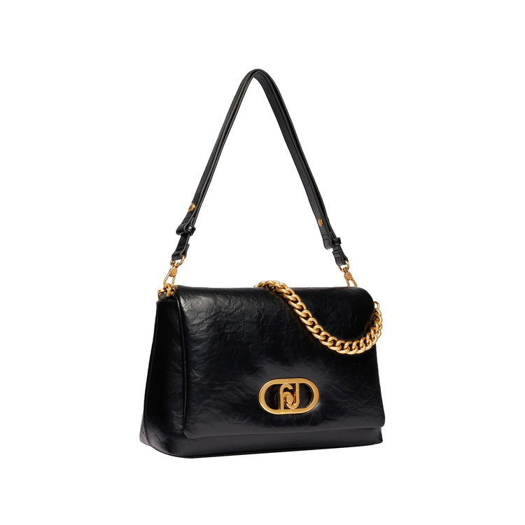 Borsa a spalla Grande LaPuffy Nero