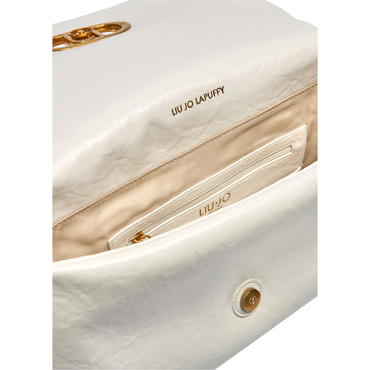 Borsa a spalla Grande LaPuffy Bianco interno