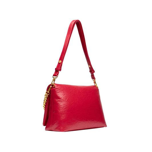 Borsa a spalla Grande LaPuffy Rosso retro