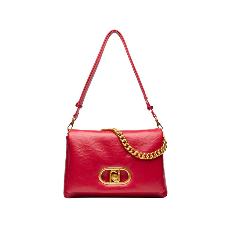 Borsa a spalla Grande LaPuffy Rosso