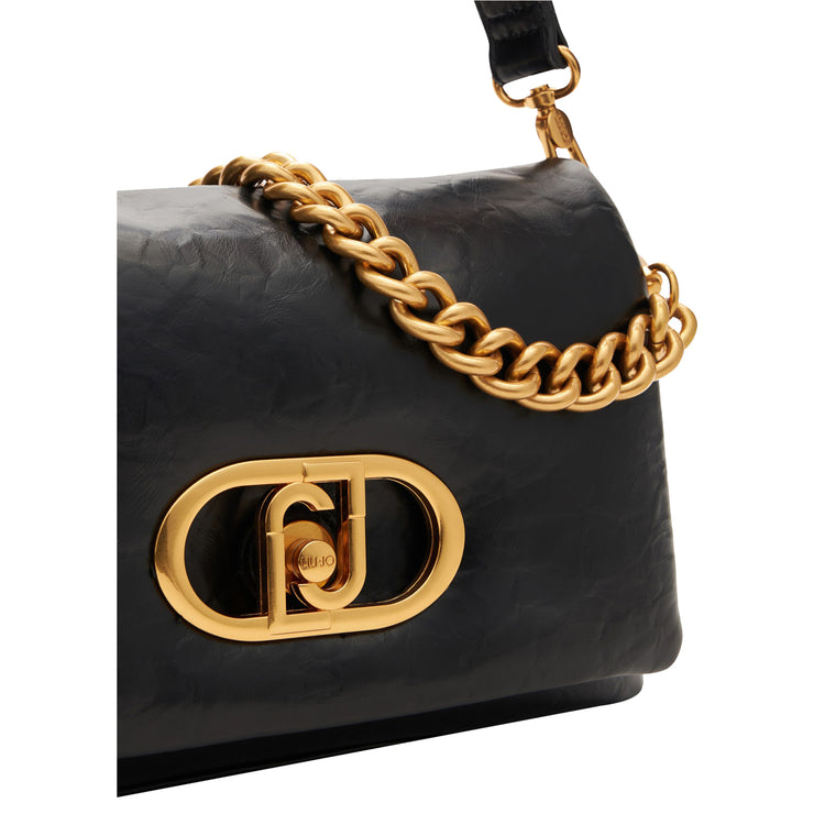 Borsa a spalla Donna LaPuffy Nero dettaglio