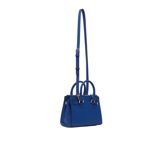 Borsa a mano piccola da Donna Blu retro con tracolla