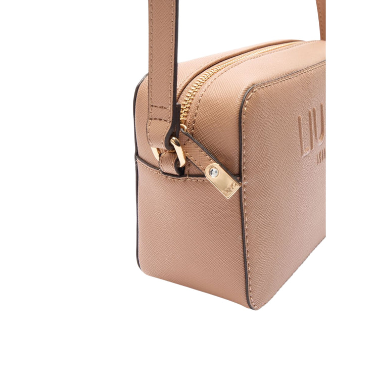 Borsa a tracolla Donna in ecopelle beige dettaglio