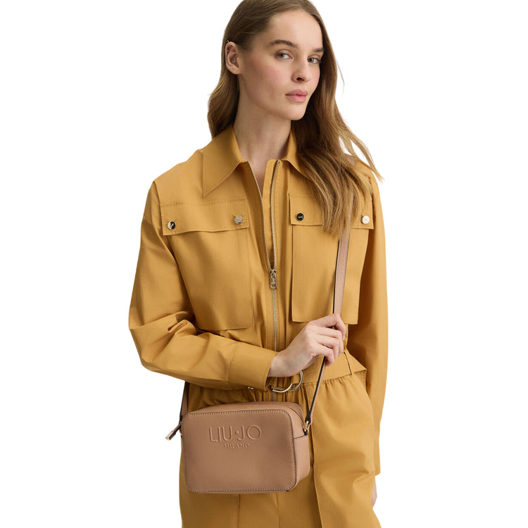 Borsa a tracolla Donna in ecopelle beige