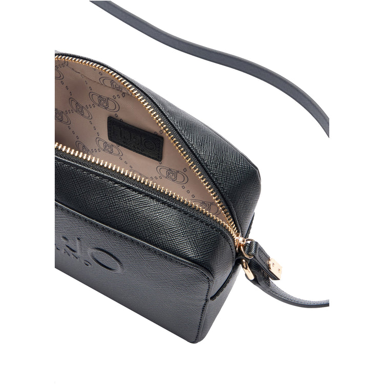 Borsa a tracolla Donna in ecopelle nera