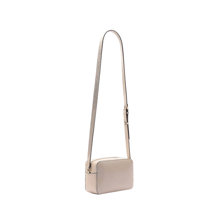 Borsa a tracolla Donna in ecopelle beige chiaro retro