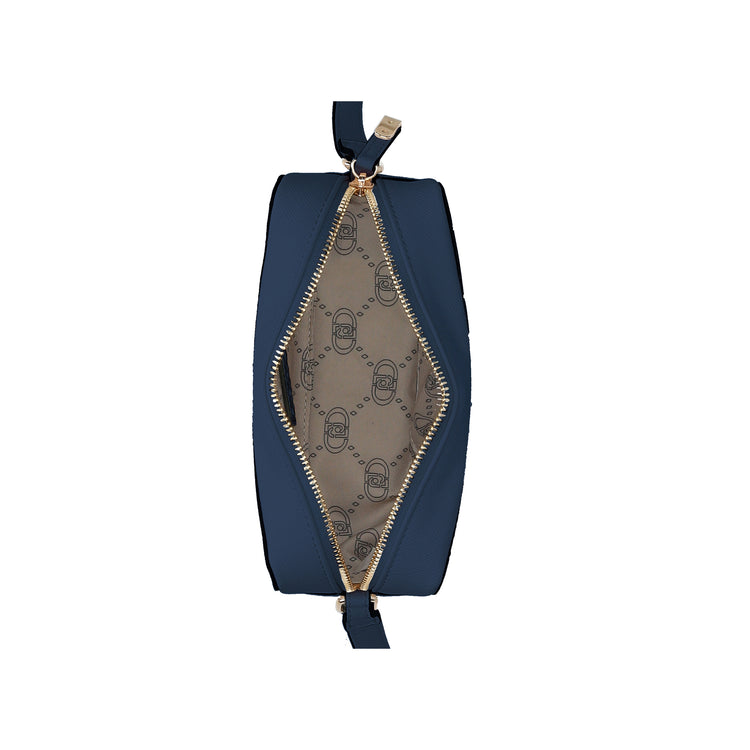 Borsa a tracolla Donna in ecopelle blu interno