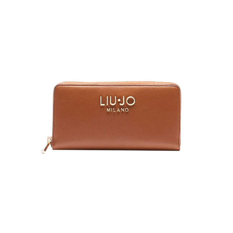 Portafoglio Donna zip around grande Marrone
