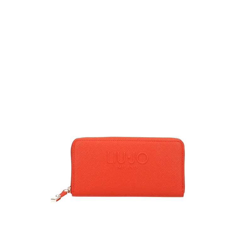 Portafoglio Donna zip around grande Arancione
