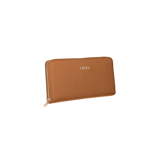 Portafoglio Donna zip around grande Marrone