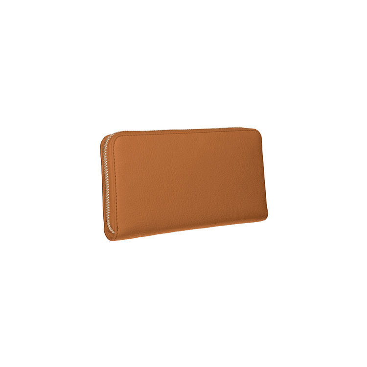 Portafoglio Donna zip around grande Marrone retro