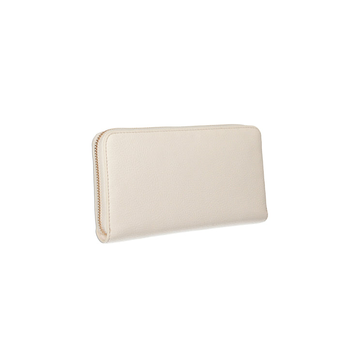 Portafoglio Donna zip around grande Bianco retro