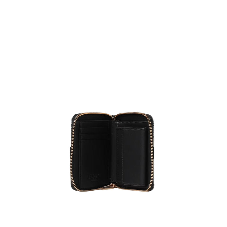 Portafoglio Donna piccolo con logo monogram interno